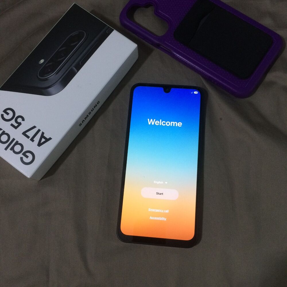 Samsung Galaxy A17 5G 128GB Unlocked Black Excellent Condition